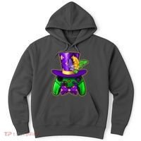 Funny Cool Mardi Gras Video Game Controller Gamer Hoodie thumb 0
