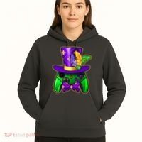 Funny Cool Mardi Gras Video Game Controller Gamer Hoodie thumb 5
