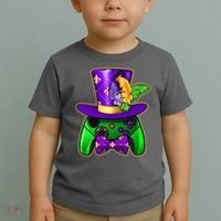 Funny Cool Mardi Gras Video Game Controller Gamer Toddler T-Shirt thumb 2