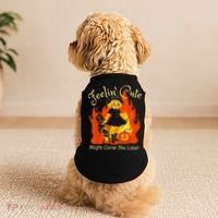 Feeling Cute Might Curse You Later Cute Witch Doggie Tank thumb 2