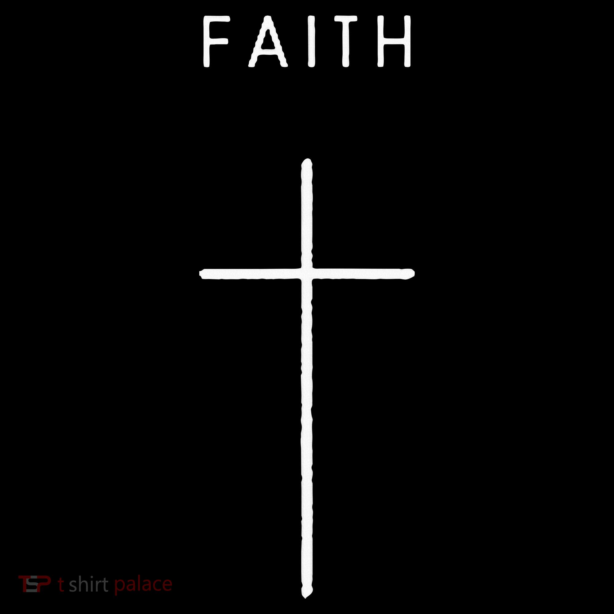 Faith Cross Minimalist Christian Religious Jesus Women's Hoodie