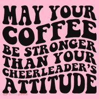 Funny Cheer Mom Coffee Saying Cheerleading Squad Mothers Day Coaster thumb 2