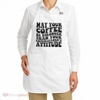 Funny Cheer Mom Coffee Saying Cheerleading Squad Mothers Day Apron thumb 2