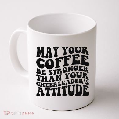 Funny Cheer Mom Coffee Saying Cheerleading Squad Mothers Day Coffee Mug