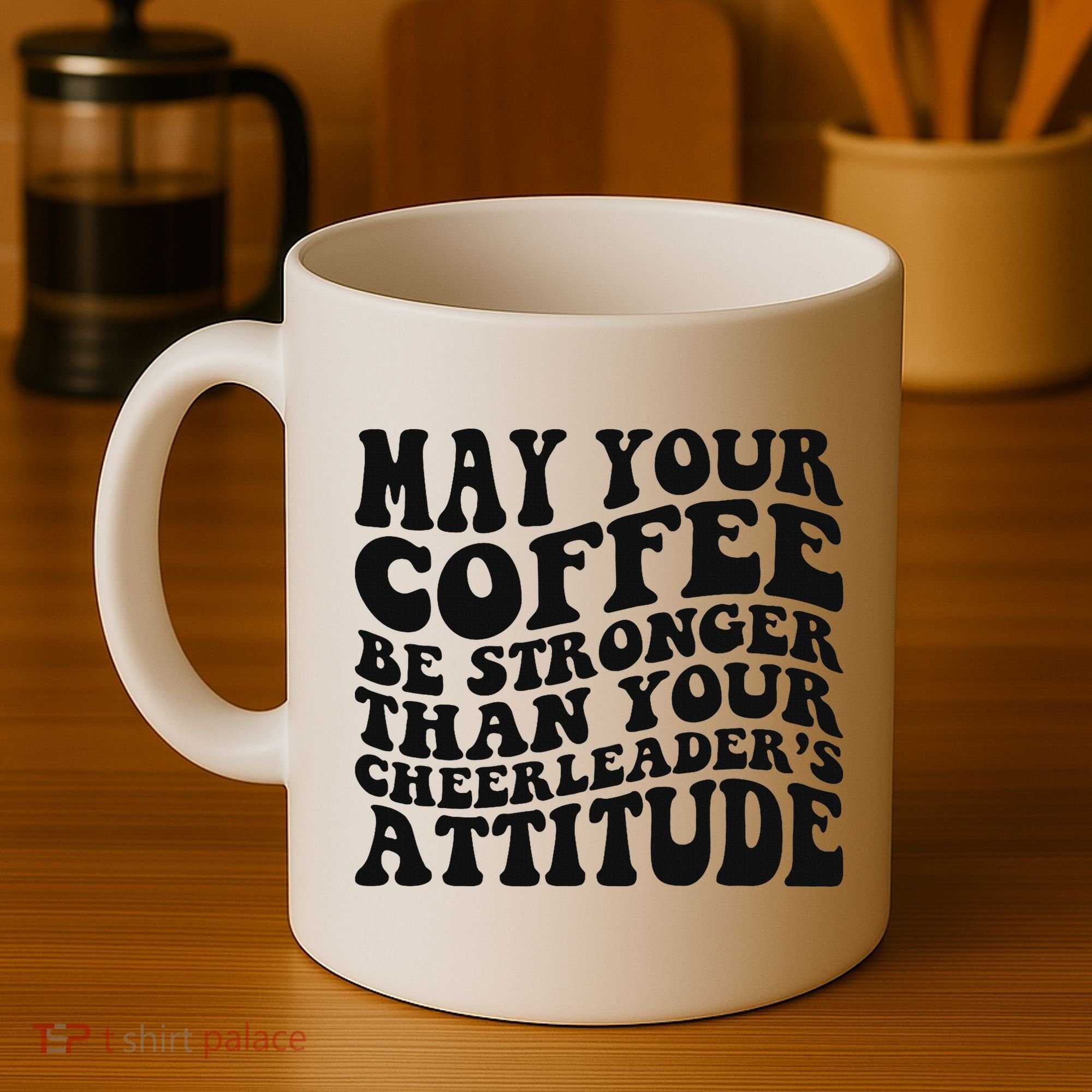 Funny Cheer Mom Coffee Saying Cheerleading Squad Mothers Day Coffee Mug