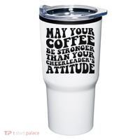 Funny Cheer Mom Coffee Saying Cheerleading Squad Mothers Day Tumbler thumb 0