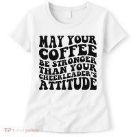Funny Cheer Mom Coffee Saying Cheerleading Squad Mothers Day Women's T-Shirt thumb 0