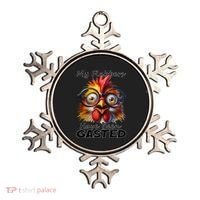 Funny Chicken My Flabbers Have Been Gasted Retro Graphic Ornament thumb 0