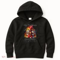 Funny Chicken My Flabbers Have Been Gasted Retro Graphic Kids Hoodie thumb 0