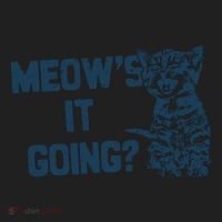 Funny Cat MeowS It Going Cute Cat Pun Women's Sweatshirt thumb 2