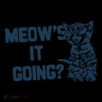 Funny Cat MeowS It Going Cute Cat Pun Backpack thumb 2