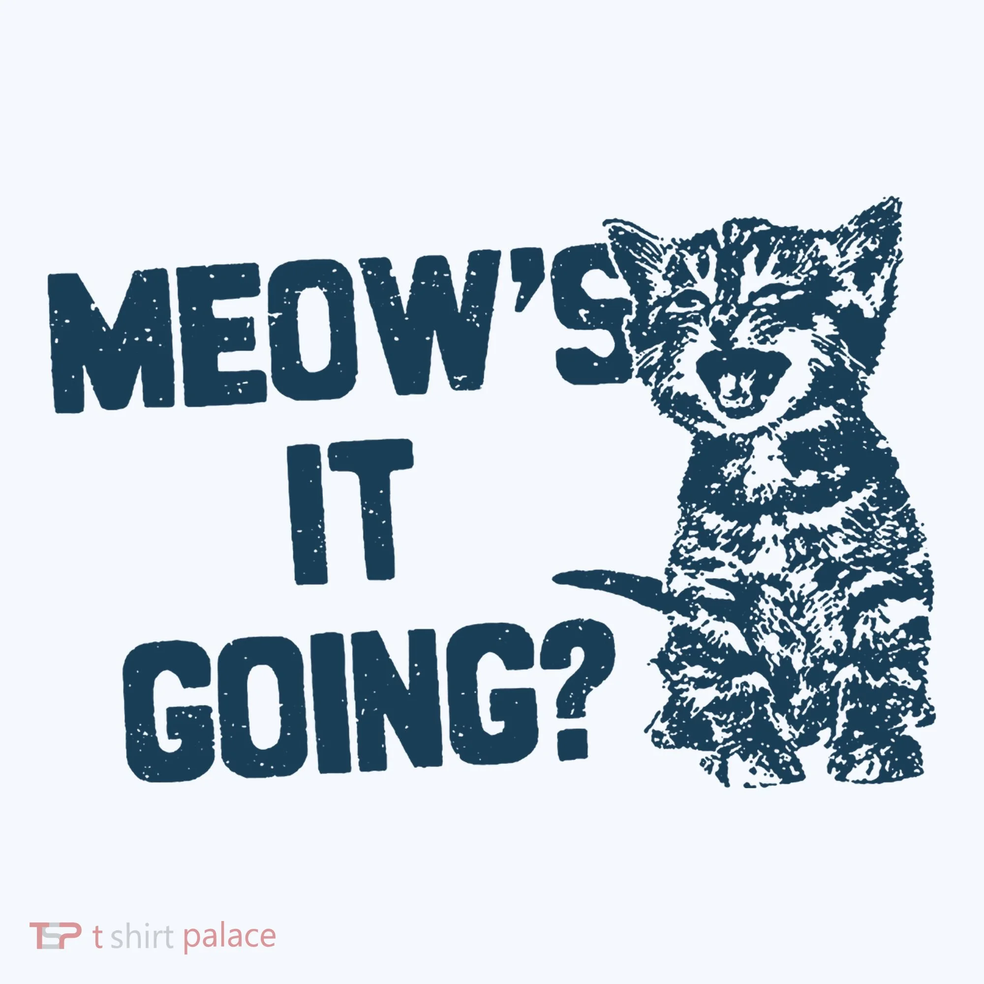 Funny Cat MeowS It Going Cute Cat Pun Hoodie