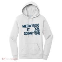 Funny Cat MeowS It Going Cute Cat Pun Women's Hoodie thumb 0