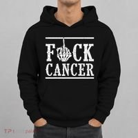 Fuck Cancer Middle Finger Bone Skeleton Cancer Survivor Hoodie thumb 0