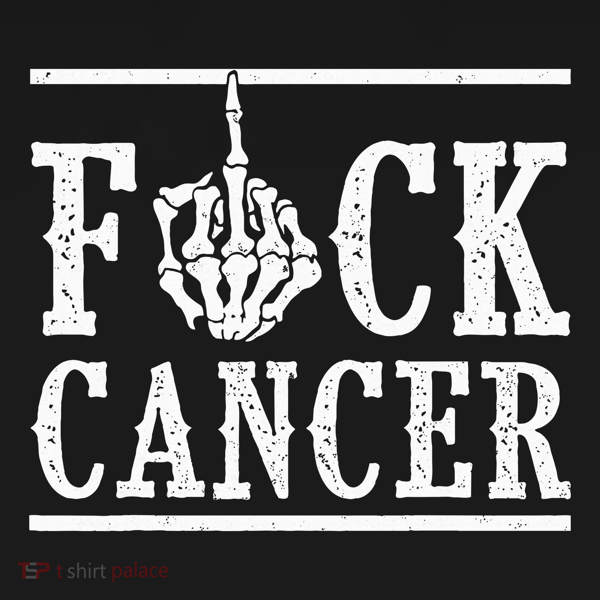 Fuck Cancer Middle Finger Bone Skeleton Cancer Survivor Sweatshirt