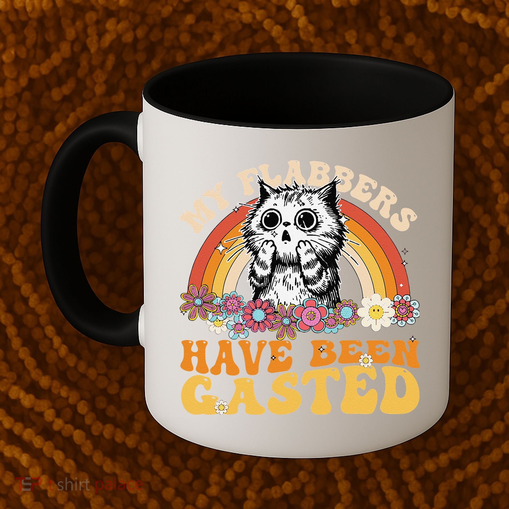 Funny Cat Meme My Flabbers Have Been Gasted Coffee Mug