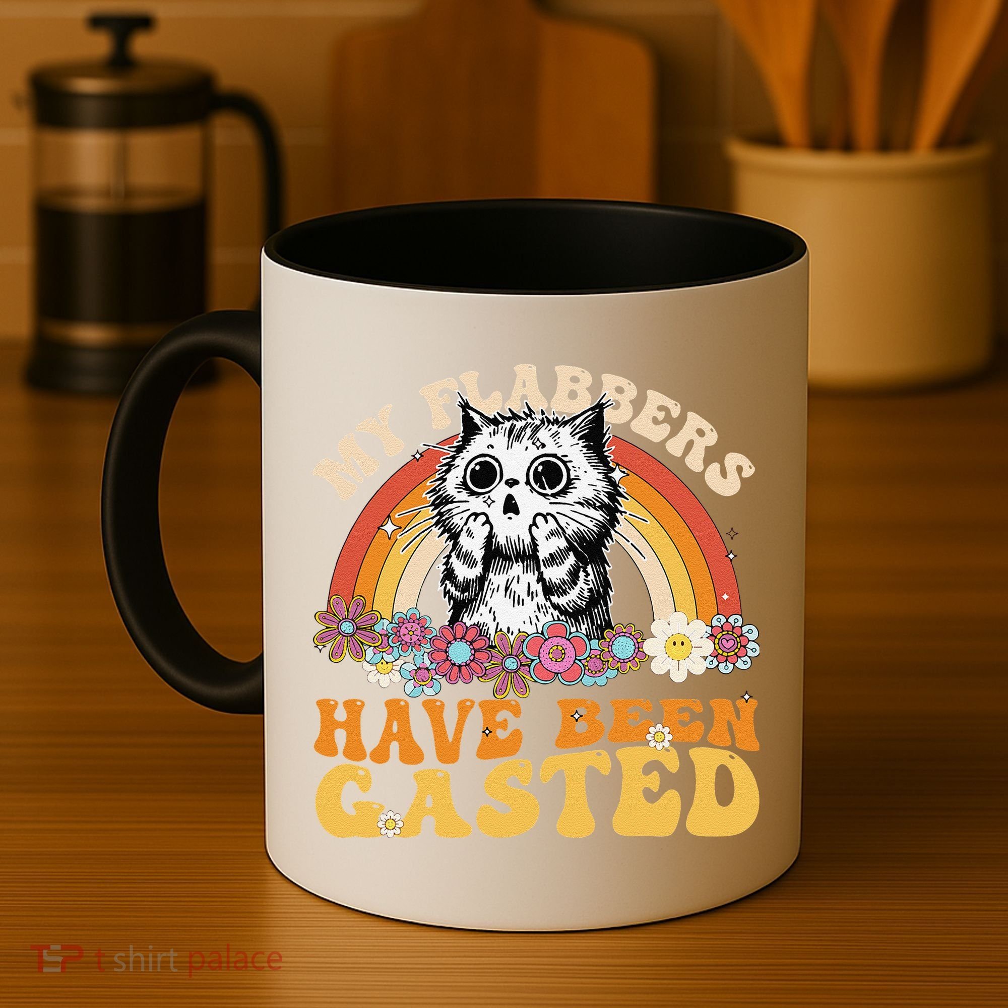 Funny Cat Meme My Flabbers Have Been Gasted Coffee Mug