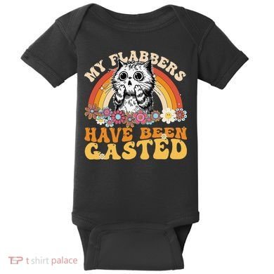 Funny Cat Meme My Flabbers Have Been Gasted Baby Bodysuit