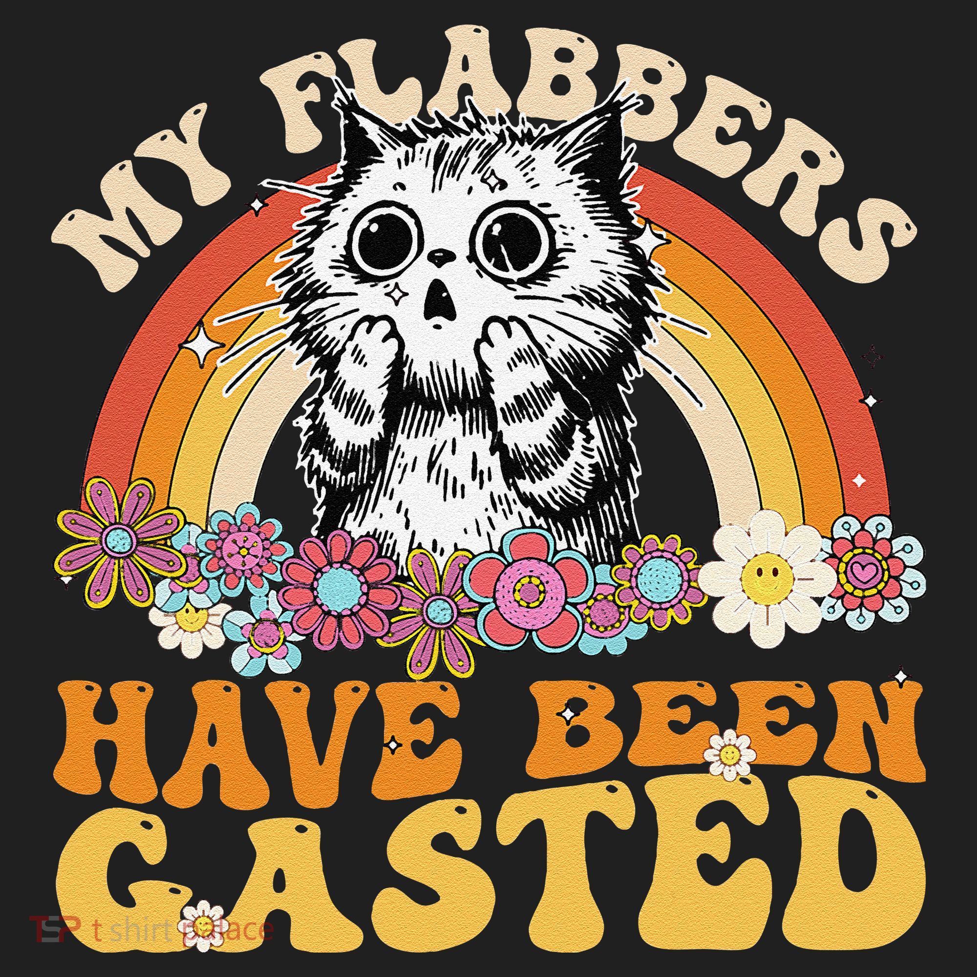Funny Cat Meme My Flabbers Have Been Gasted Golf Towel