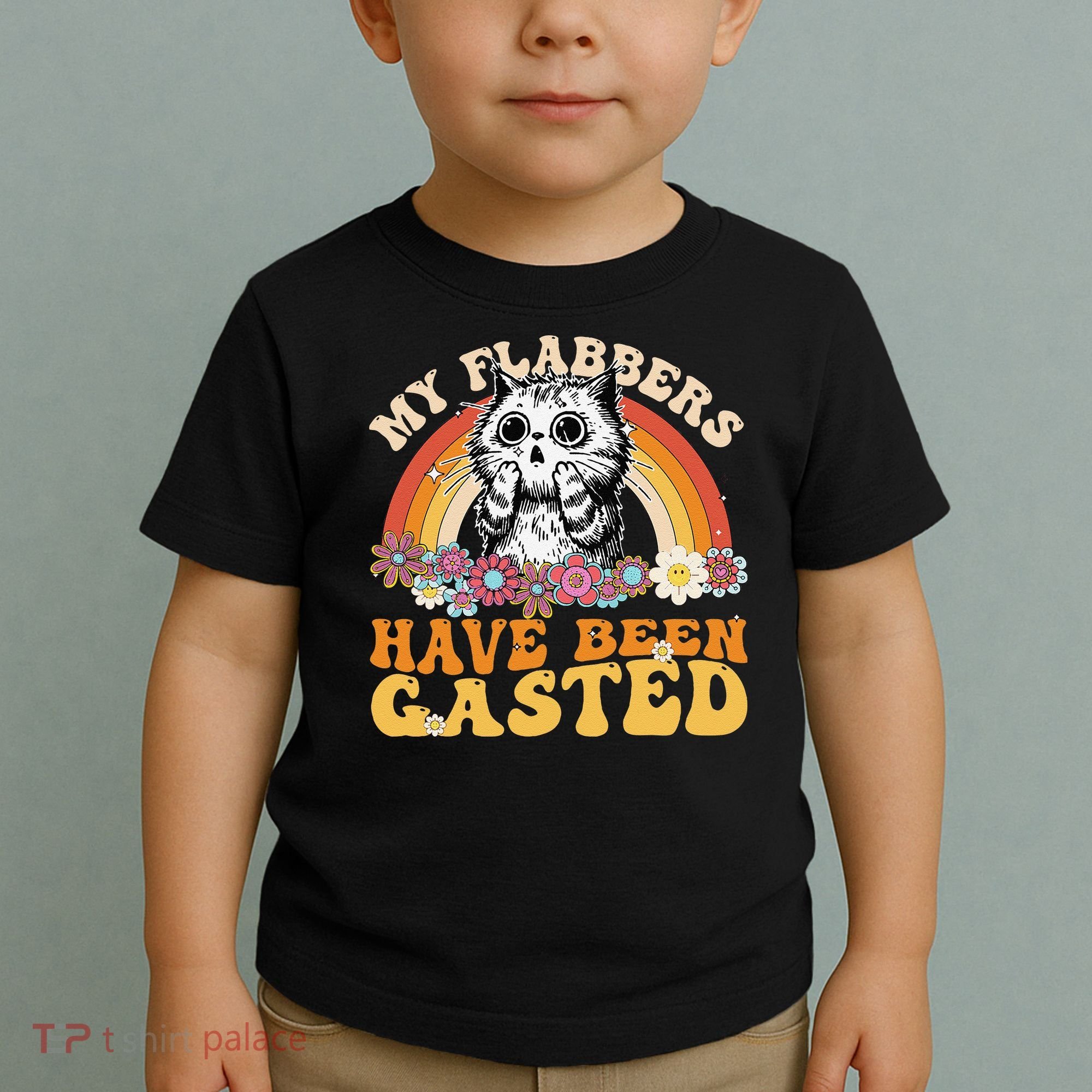 Funny Cat Meme My Flabbers Have Been Gasted Toddler T-Shirt