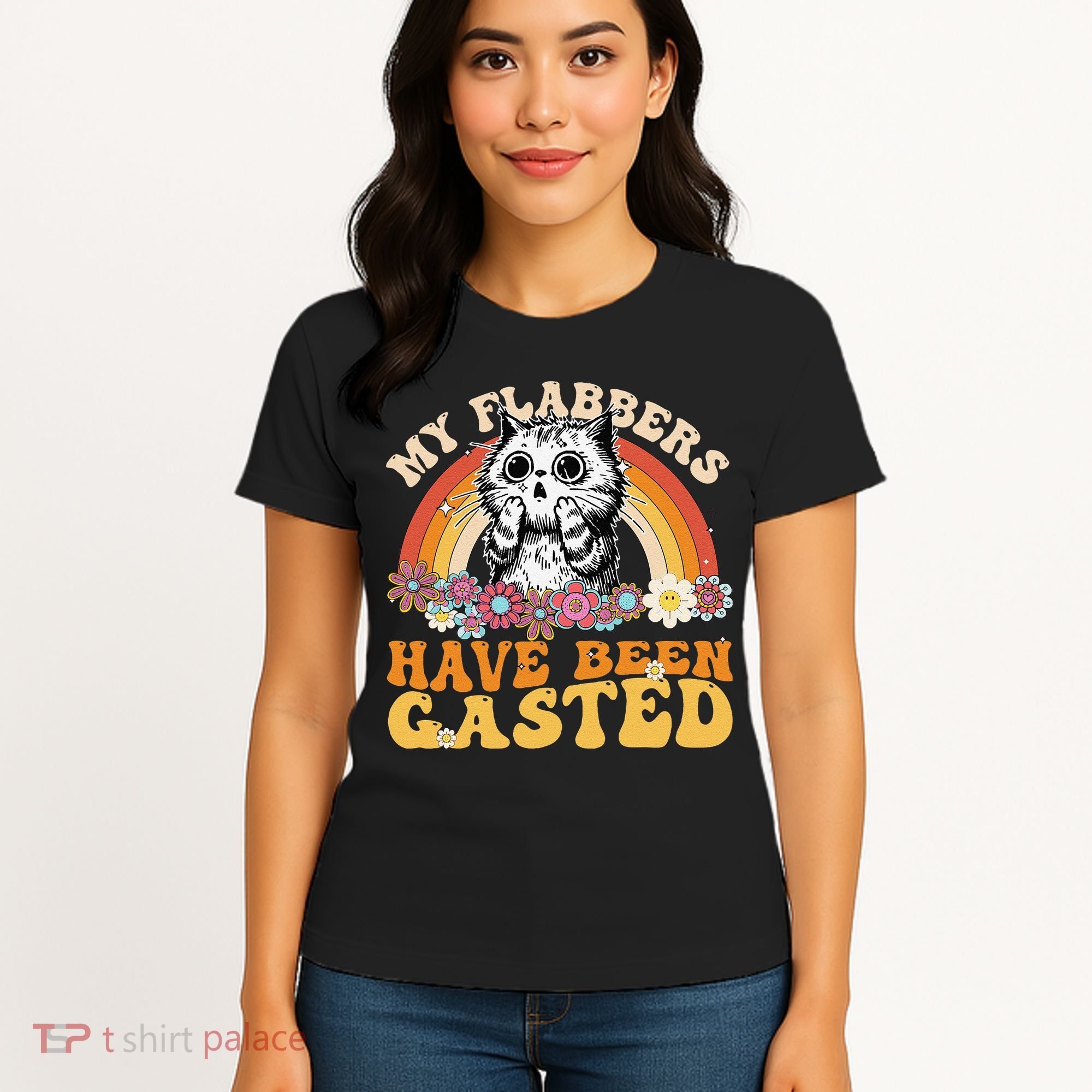 Funny Cat Meme My Flabbers Have Been Gasted Women's T-Shirt