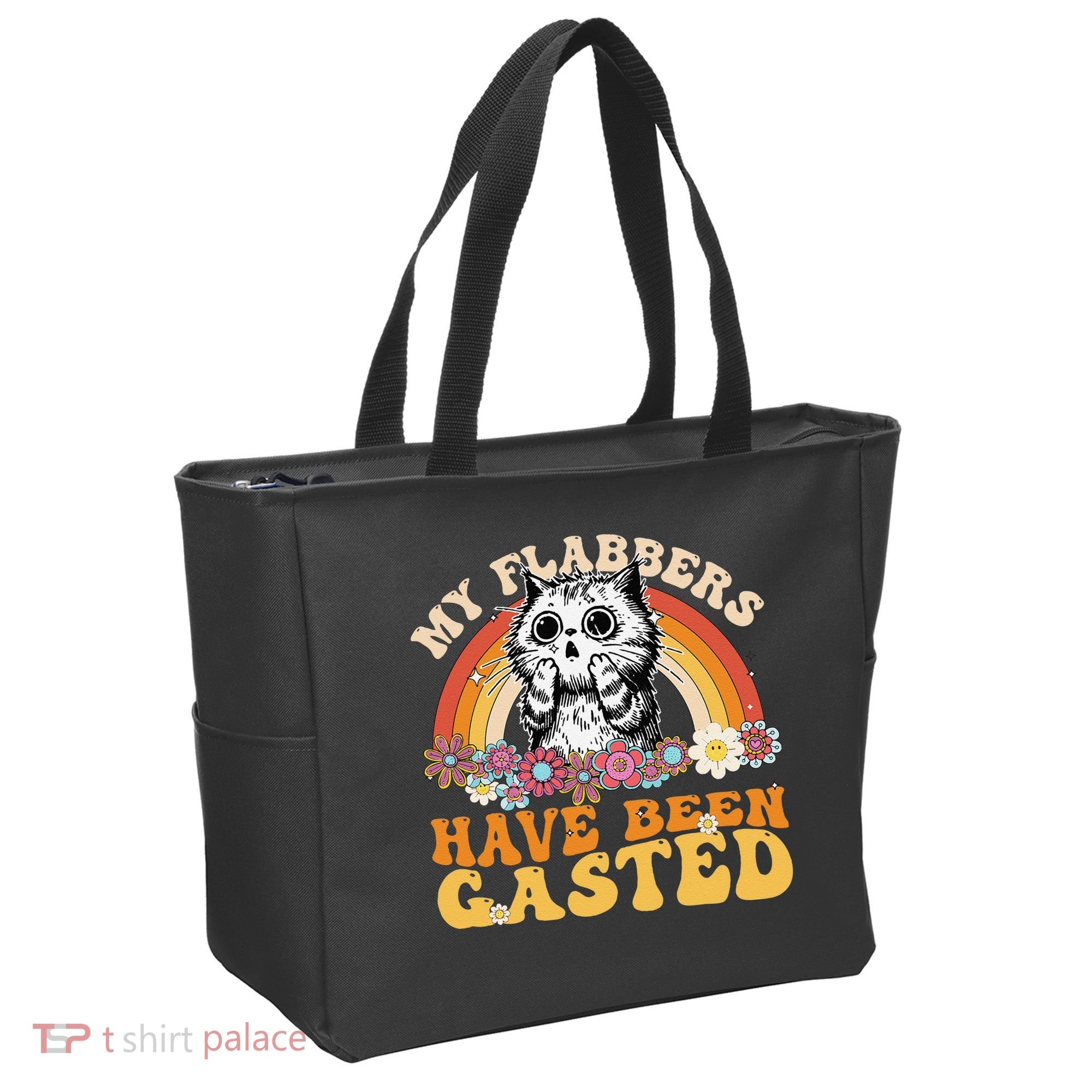 Funny Cat Meme My Flabbers Have Been Gasted Tote Bag