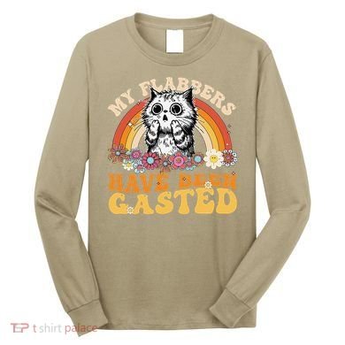 Funny Cat Meme My Flabbers Have Been Gasted Long Sleeve Shirt
