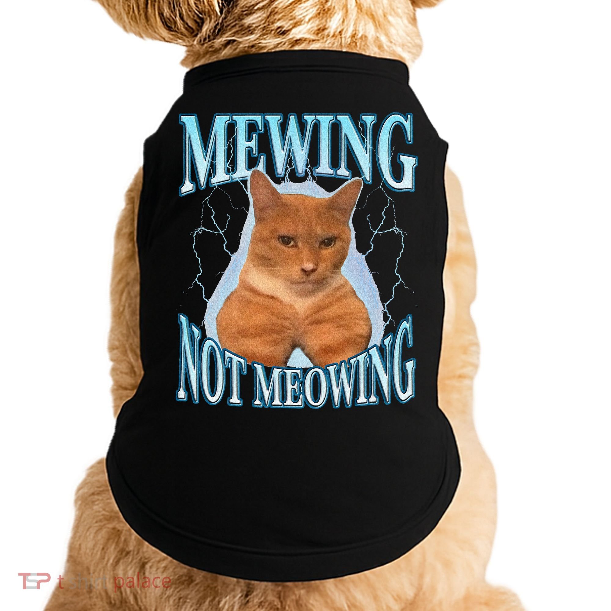 Funny Cat Meme With Meowing Looksmax Meowing Cat Doggie Tank
