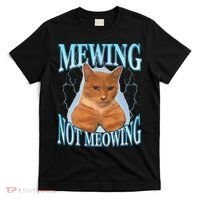 Funny Cat Meme With Meowing Looksmax Meowing Cat T-Shirt thumb 0