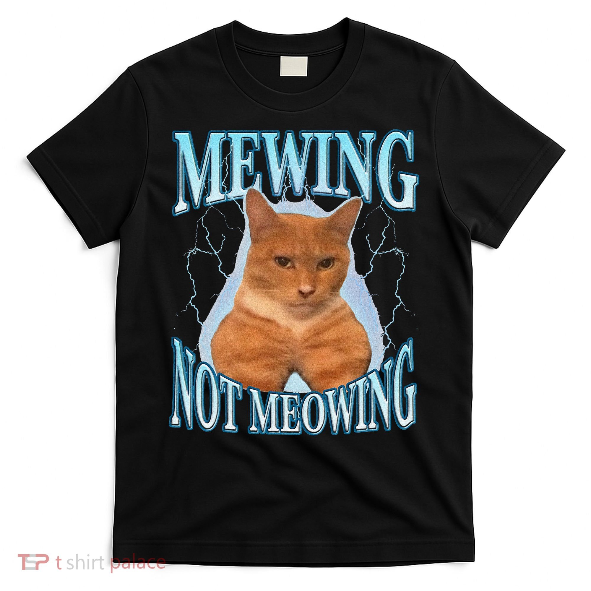 Funny Cat Meme With Meowing Looksmax Meowing Cat T-Shirt