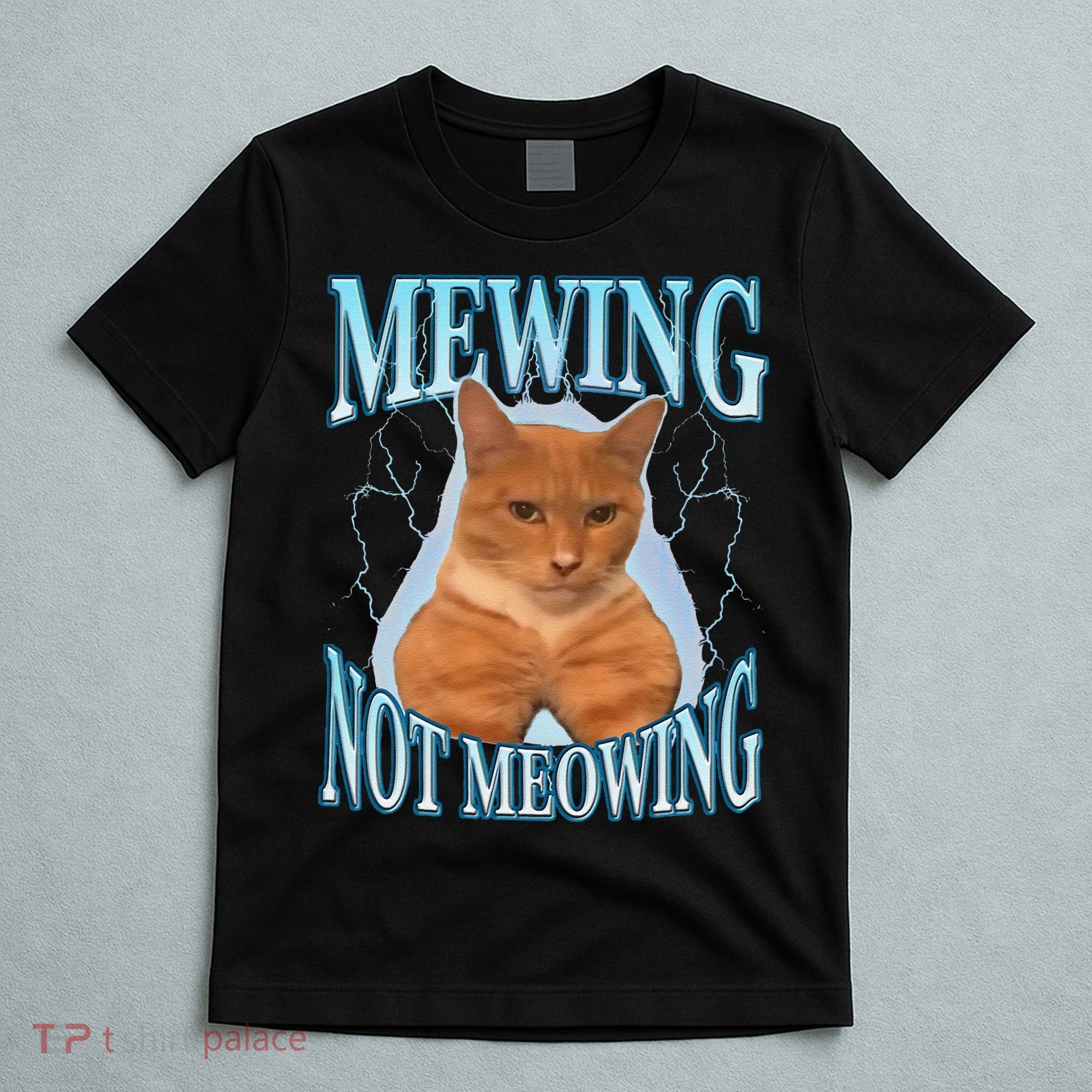 Funny Cat Meme With Meowing Looksmax Meowing Cat T-Shirt