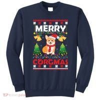 Funny Cute Merry Corgmas Ugly Christmas Sweater Sweatshirt thumb 0