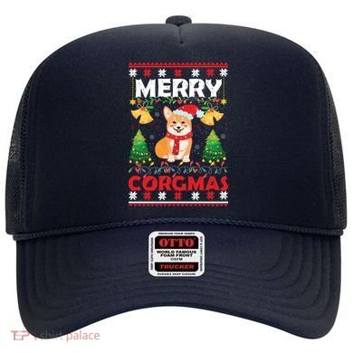 Funny Cute Merry Corgmas Ugly Christmas Sweater Hat