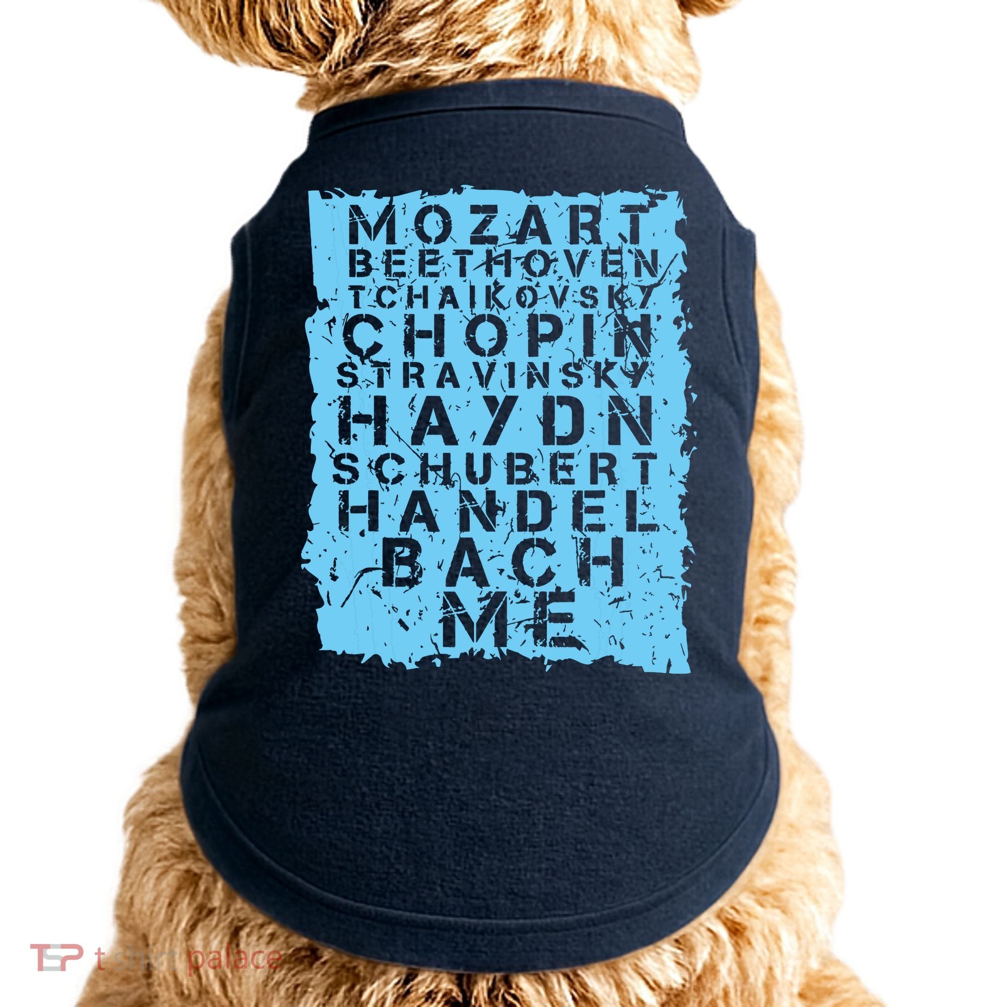 Famous Classical Music Composer Gift Musician Mozart Doggie Tank