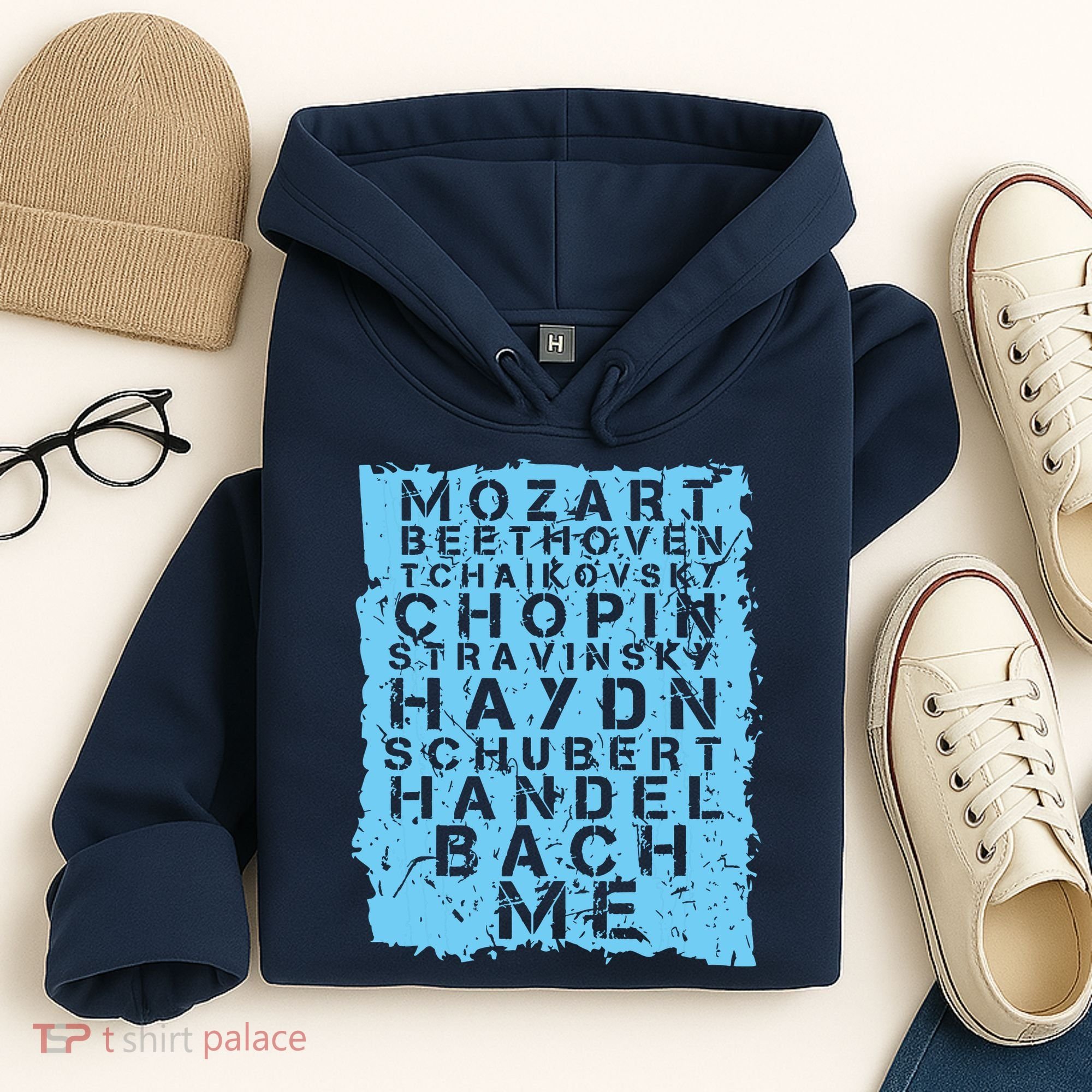 Famous Classical Music Composer Gift Musician Mozart Hoodie