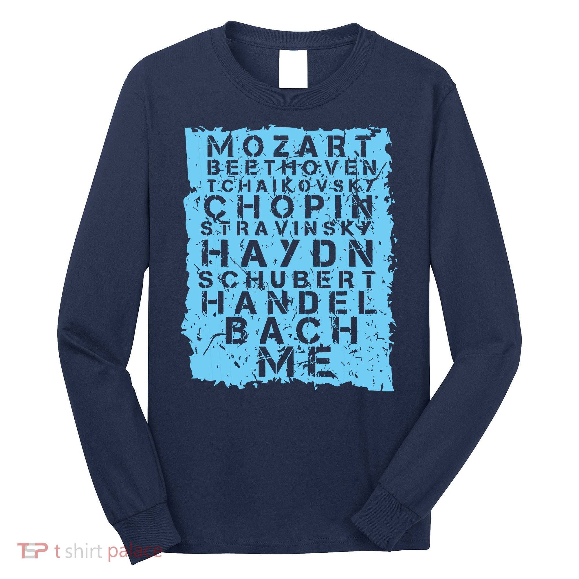 Famous Classical Music Composer Gift Musician Mozart Long Sleeve Shirt