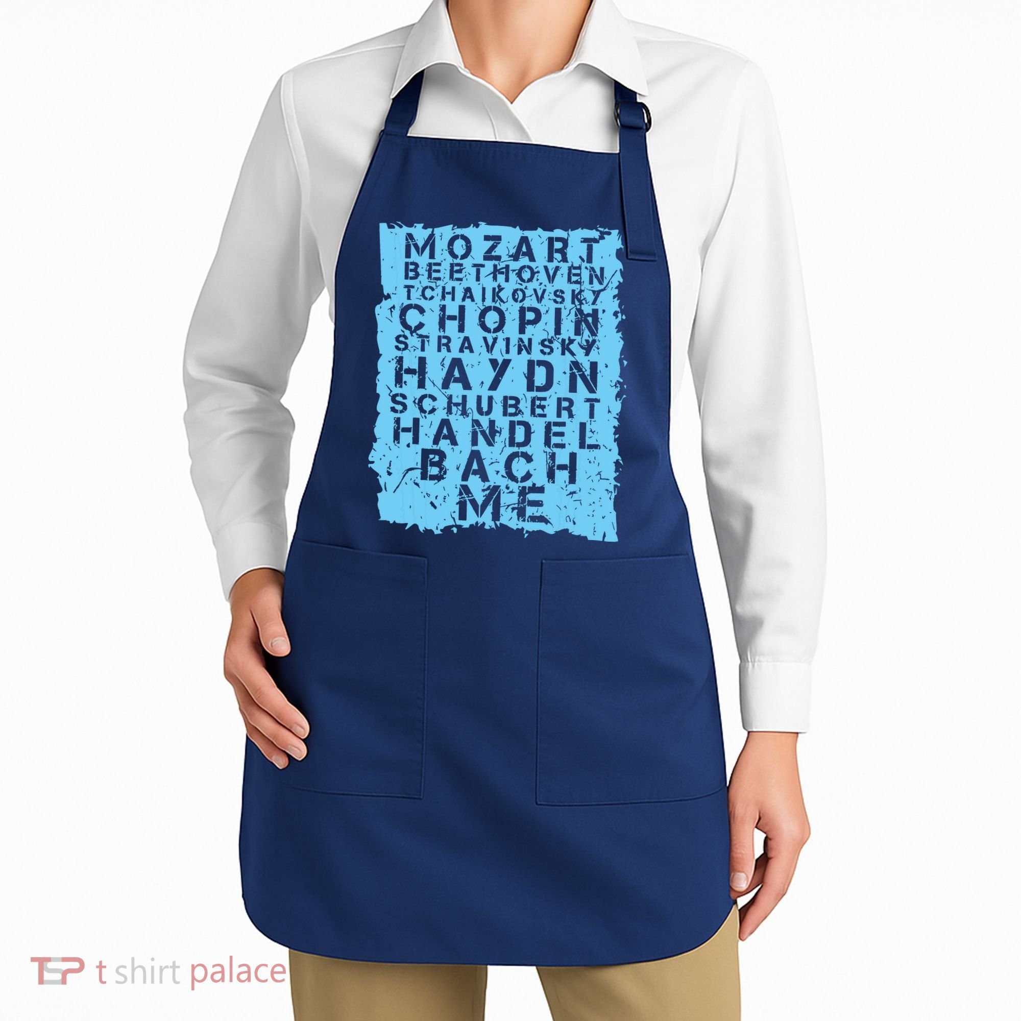Famous Classical Music Composer Gift Musician Mozart Apron