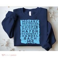 Famous Classical Music Composer Gift Musician Mozart Sweatshirt thumb 2