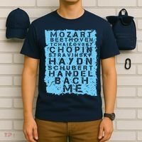 Famous Classical Music Composer Gift Musician Mozart T-Shirt thumb 6