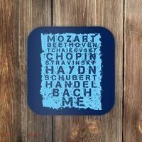 Famous Classical Music Composer Gift Musician Mozart Coaster thumb 0