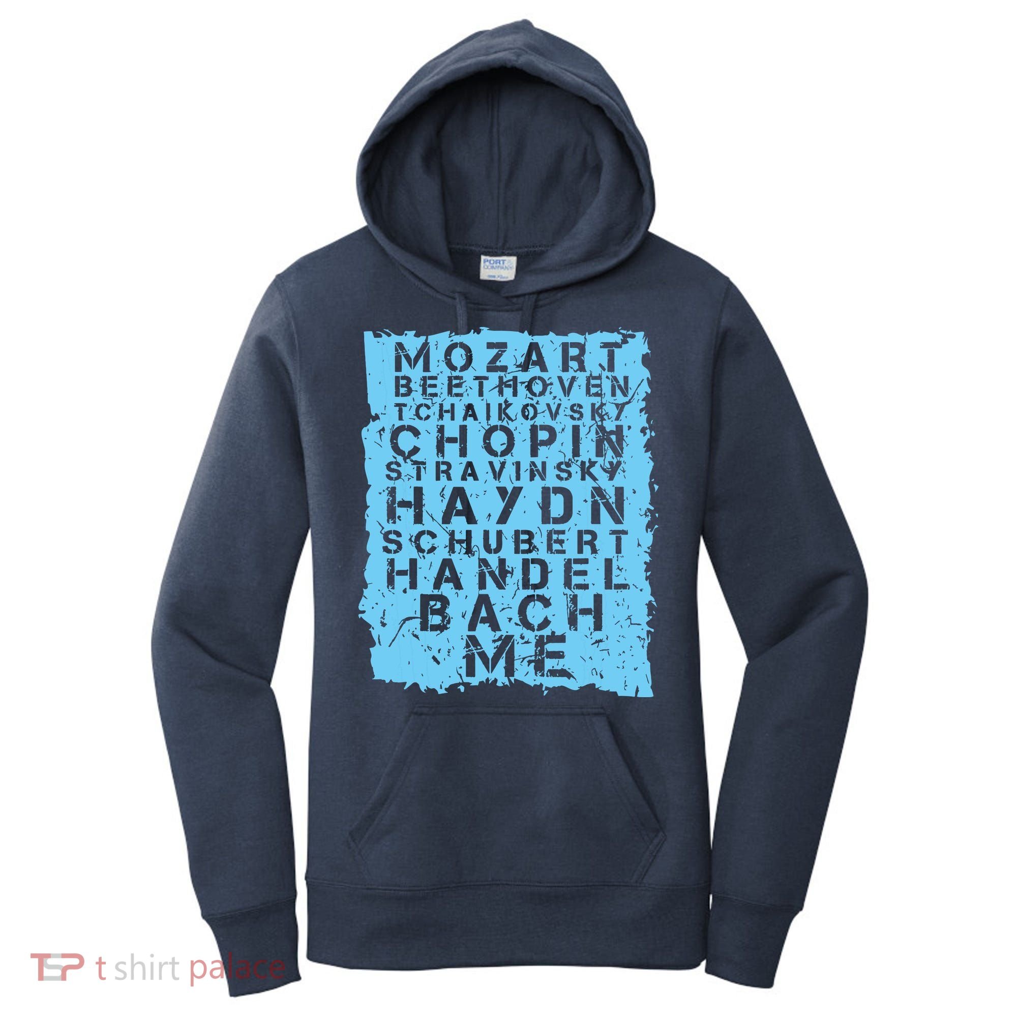 Famous Classical Music Composer Gift Musician Mozart Women's Hoodie