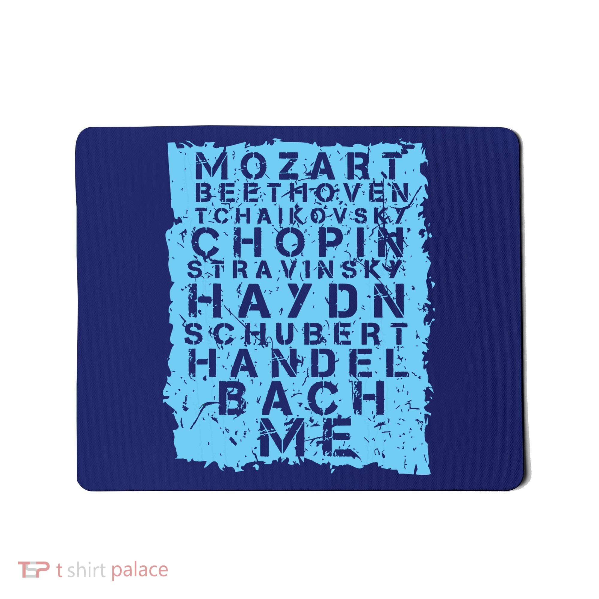 Famous Classical Music Composer Gift Musician Mozart Mousepad