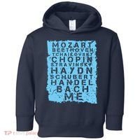 Famous Classical Music Composer Gift Musician Mozart Toddler Hoodie thumb 0