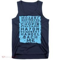 Famous Classical Music Composer Gift Musician Mozart Tank Top thumb 0