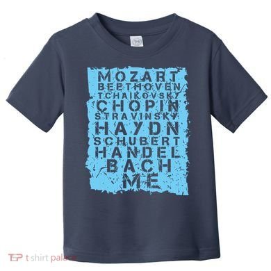 Famous Classical Music Composer Gift Musician Mozart Toddler T-Shirt