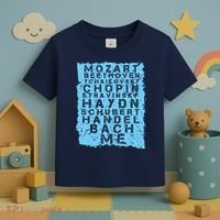 Famous Classical Music Composer Gift Musician Mozart Toddler T-Shirt thumb 3