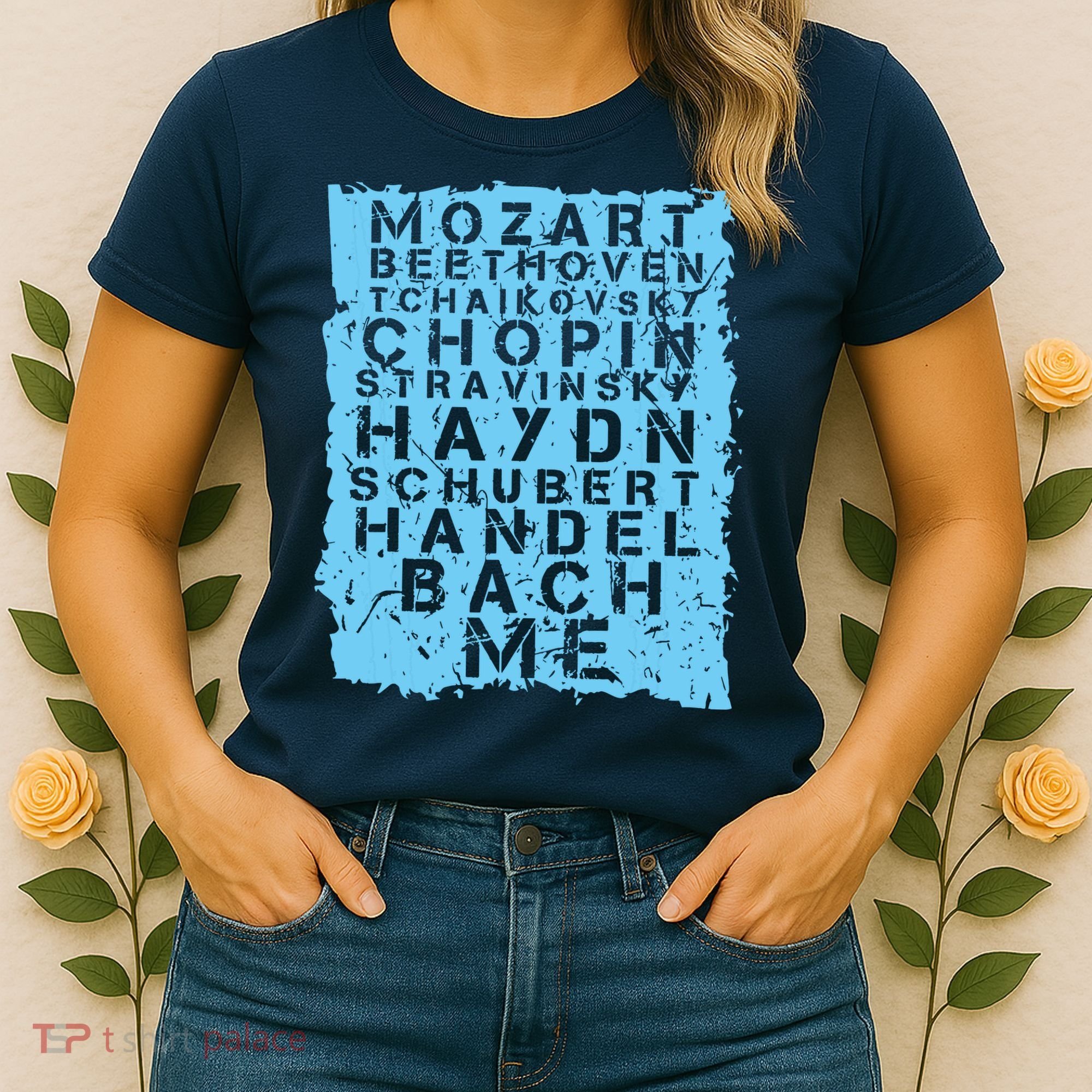 Famous Classical Music Composer Gift Musician Mozart Women's T-Shirt