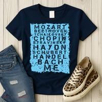 Famous Classical Music Composer Gift Musician Mozart Women's T-Shirt thumb 3