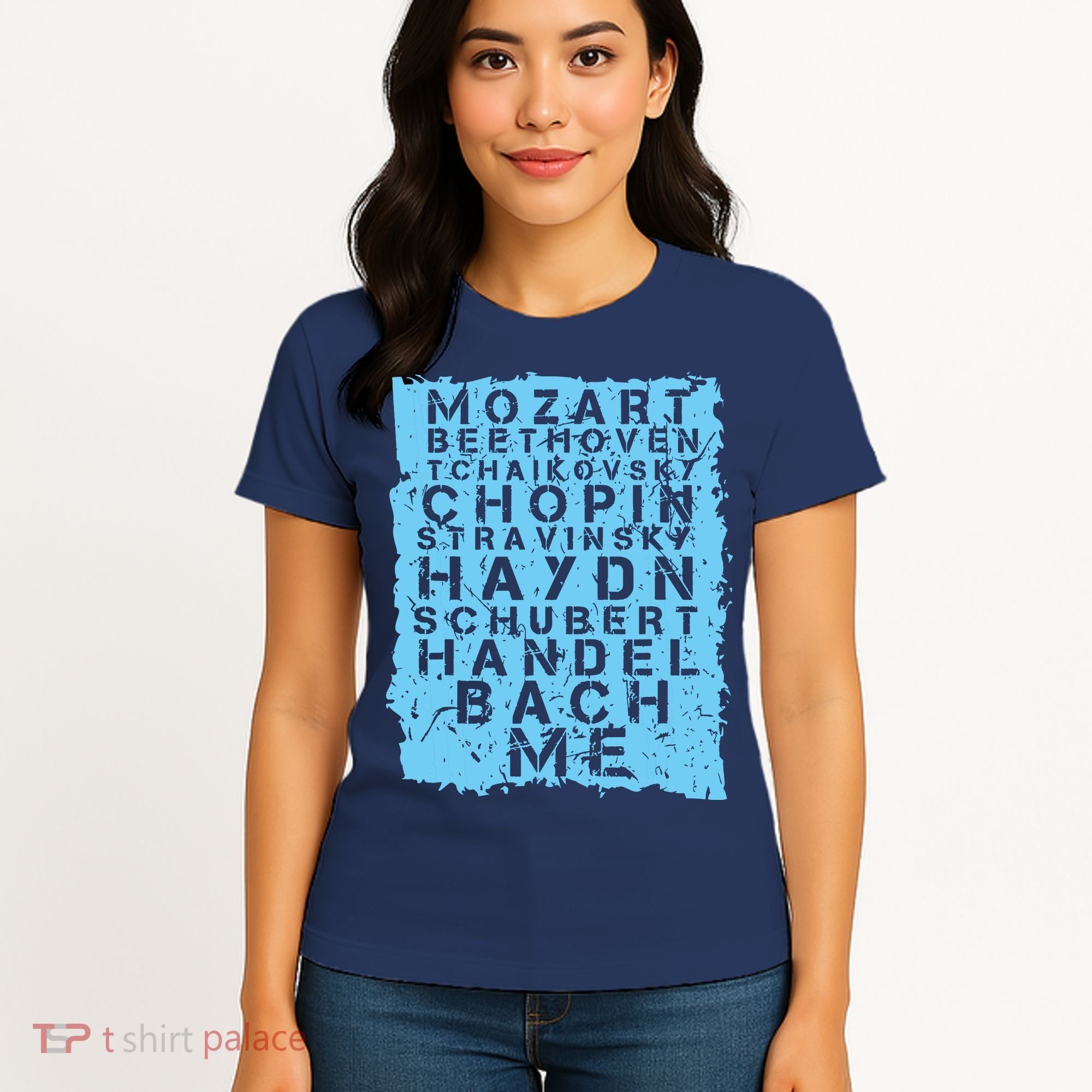 Famous Classical Music Composer Gift Musician Mozart Women's T-Shirt