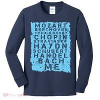Famous Classical Music Composer Gift Musician Mozart Kids Long Sleeve Shirt thumb 0
